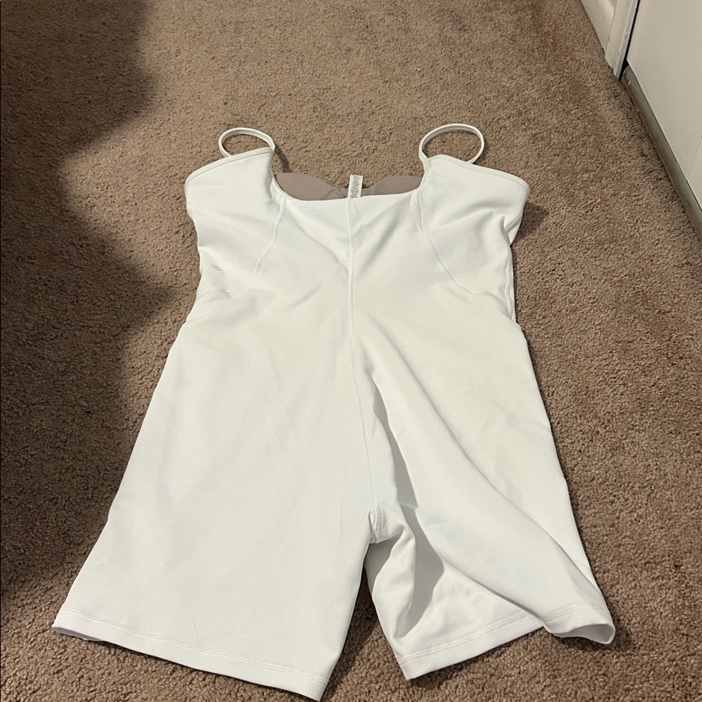 Lululemon White Ribbed Contoured Unitard - Picture 8 of 10